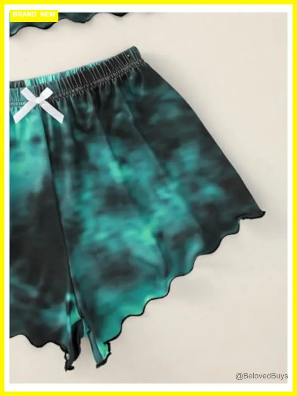 Women's Plus Size 2 Piece Goth Pajama Set Cami Shorts Sleepwear